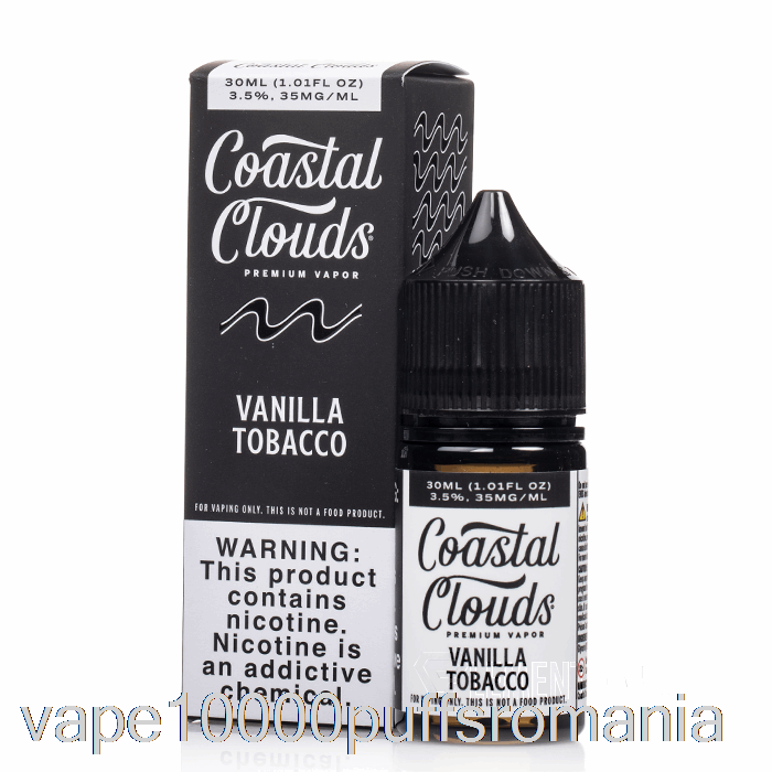 Vape Romania Tutun Vanilie - Coastal Clouds Sare - 30ml 50mg